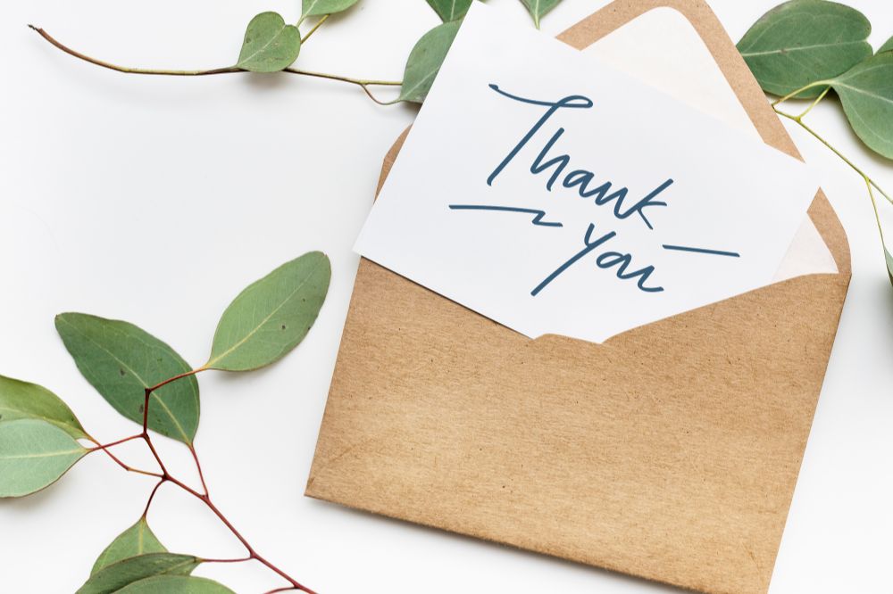 Thank you for your business