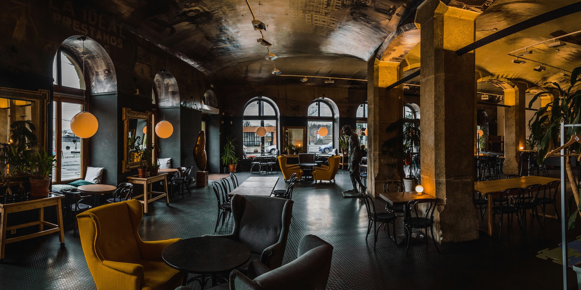 comfortable bar interior