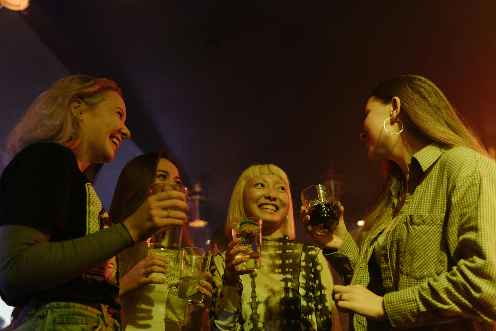 group of friends drinking