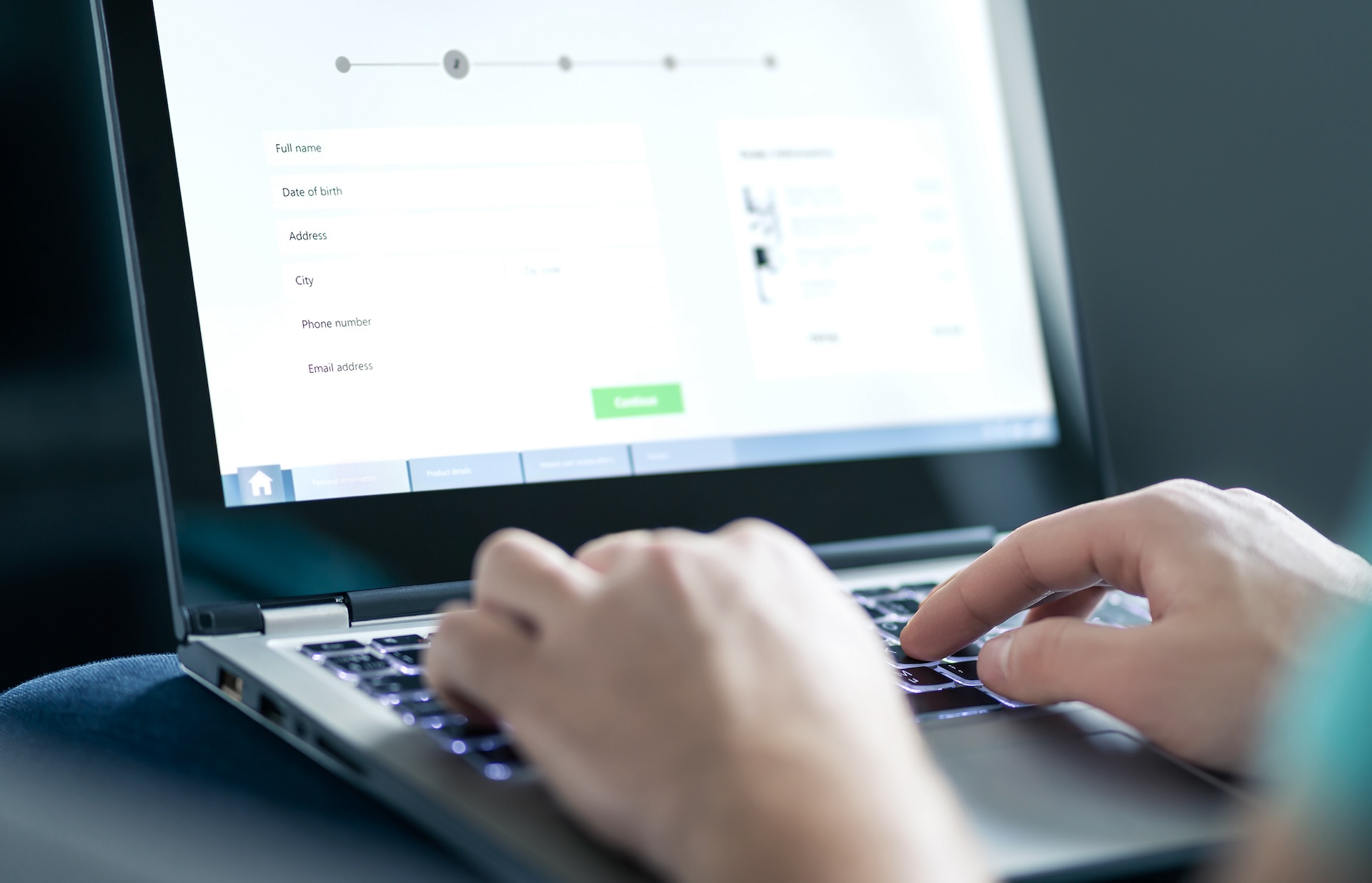 Registration, application reservation on event registration software