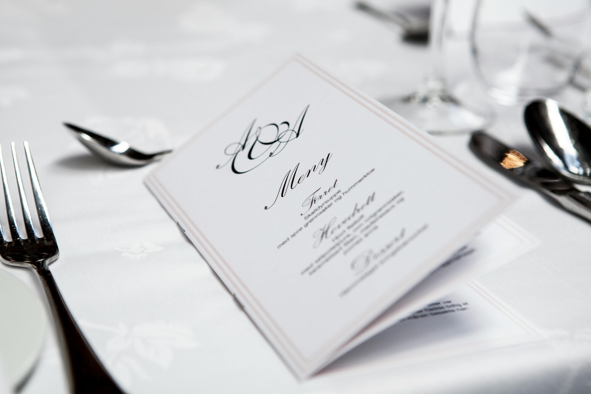 close up of restaurant menu