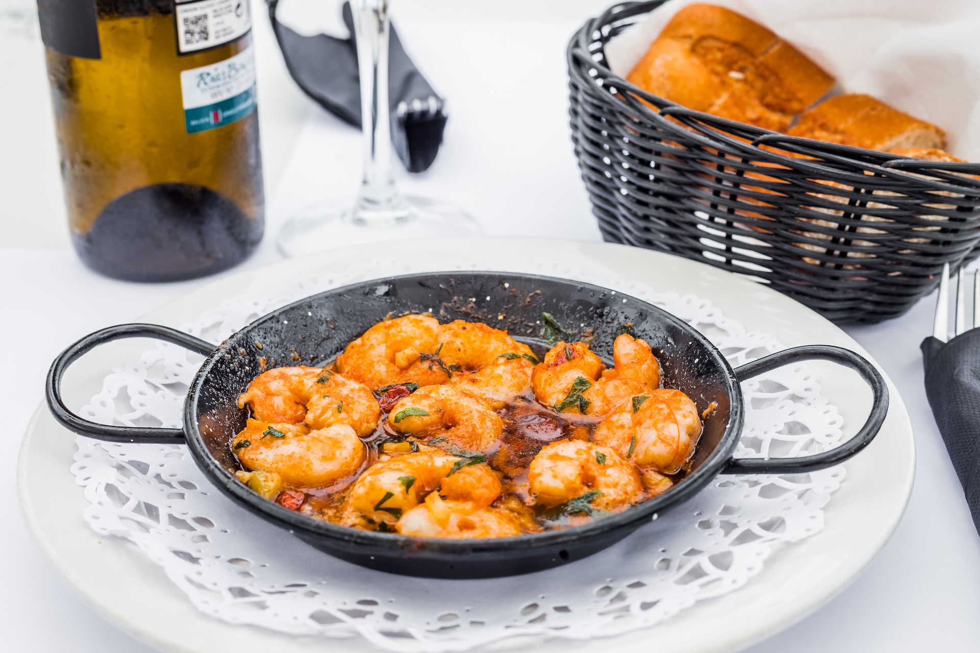 gambas al ajillo bar tapas