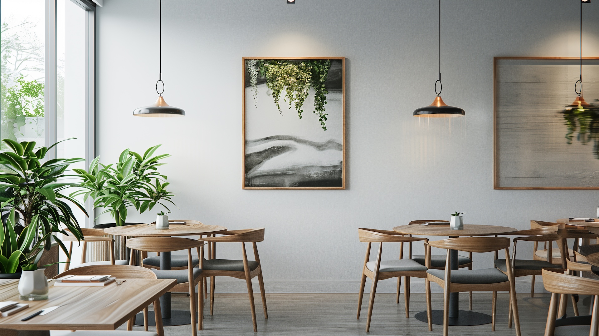 coffee shop framed art