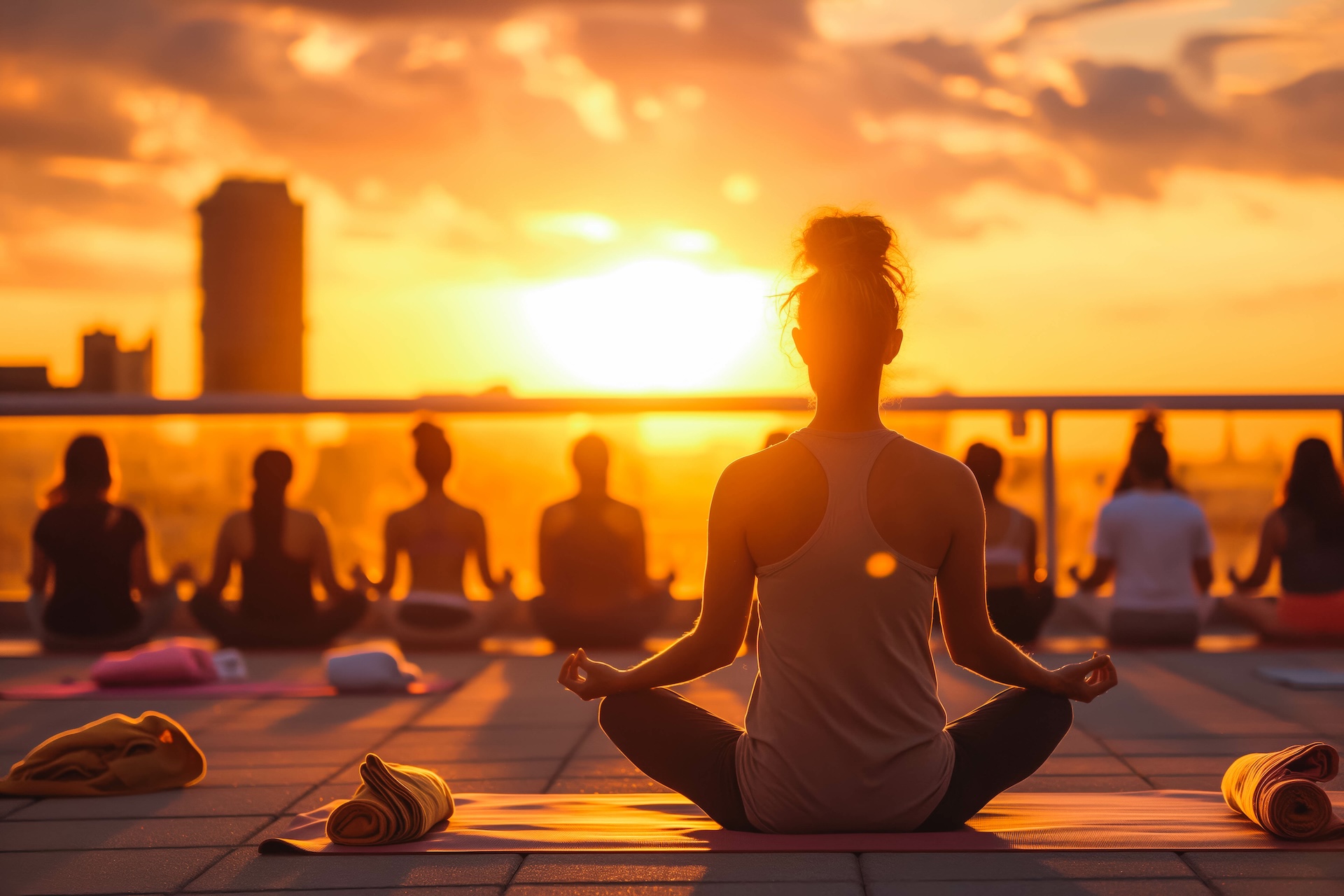 yoga class as an event idea