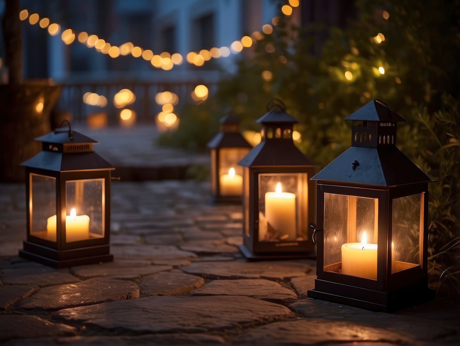 lanterns in perk as an event idea