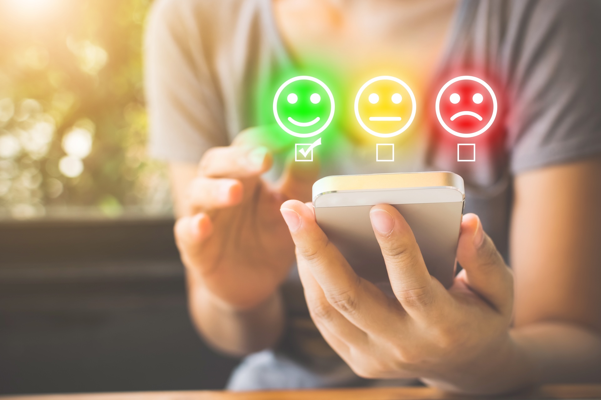 event feedback on cellphone