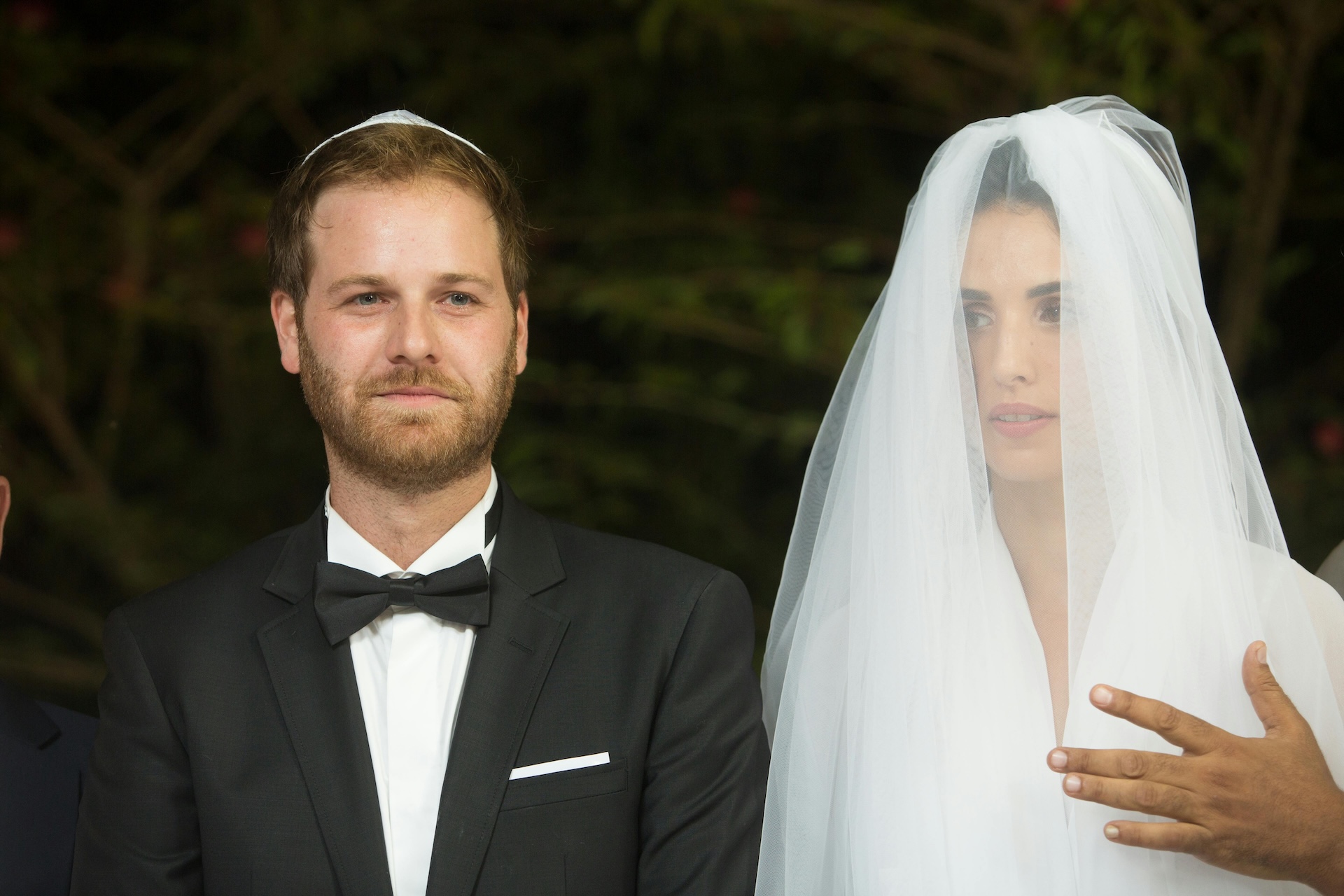 Jewish wedding couple