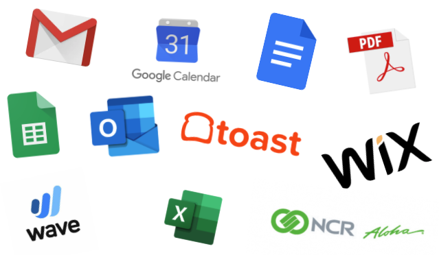 Managing events without software is hard, you have to use a lot of tools