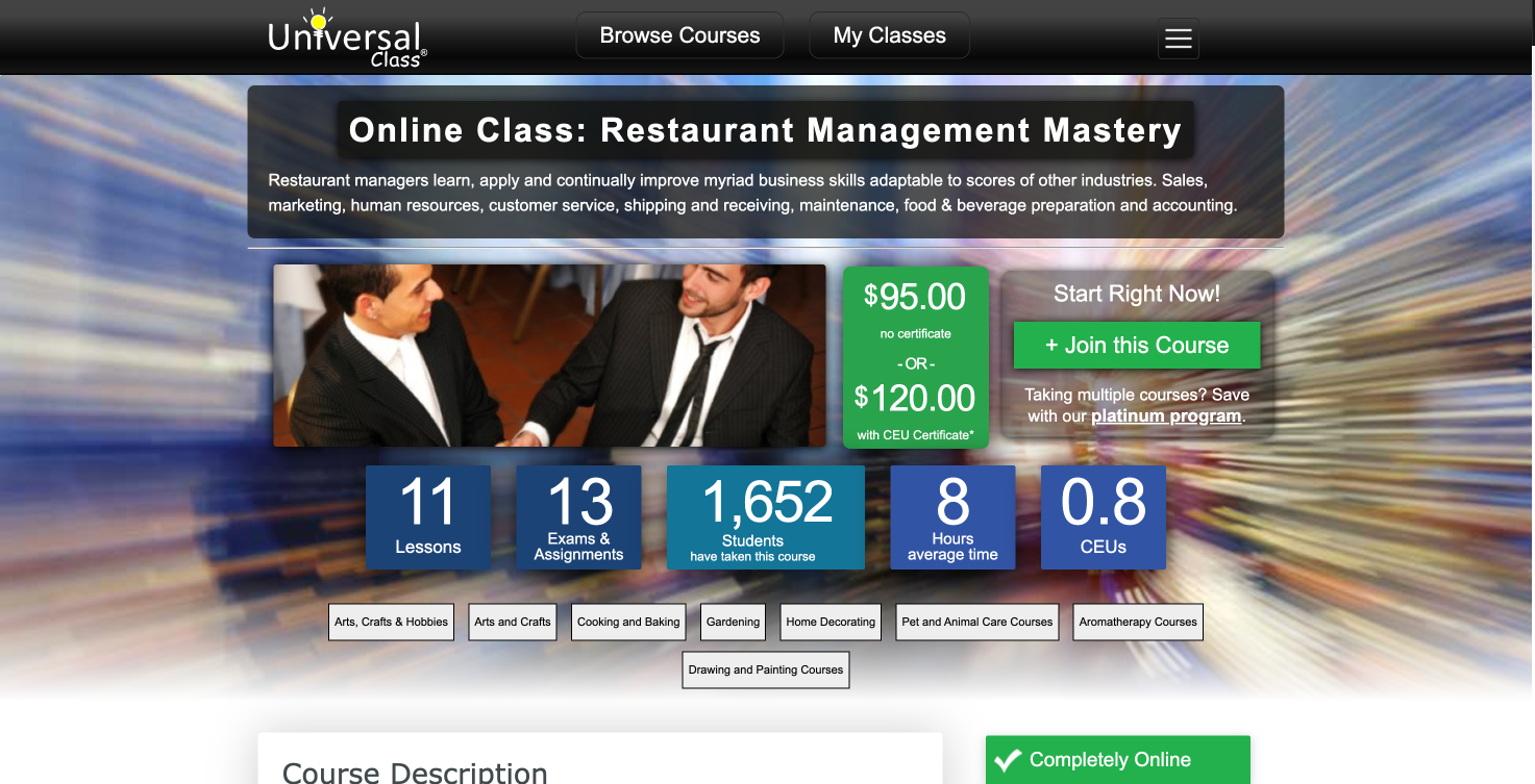 Universal Class
